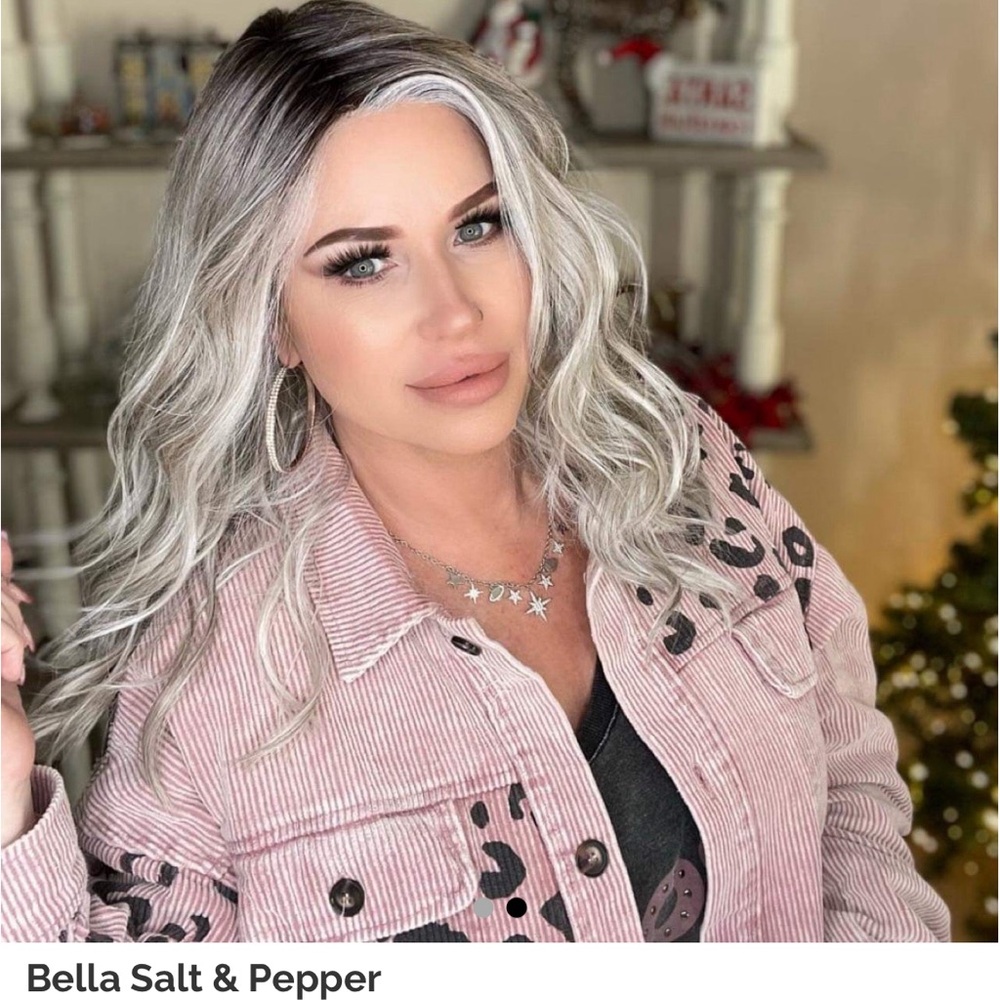 Heather Dye, Wigs For Every Woman, Bella salt and pepper